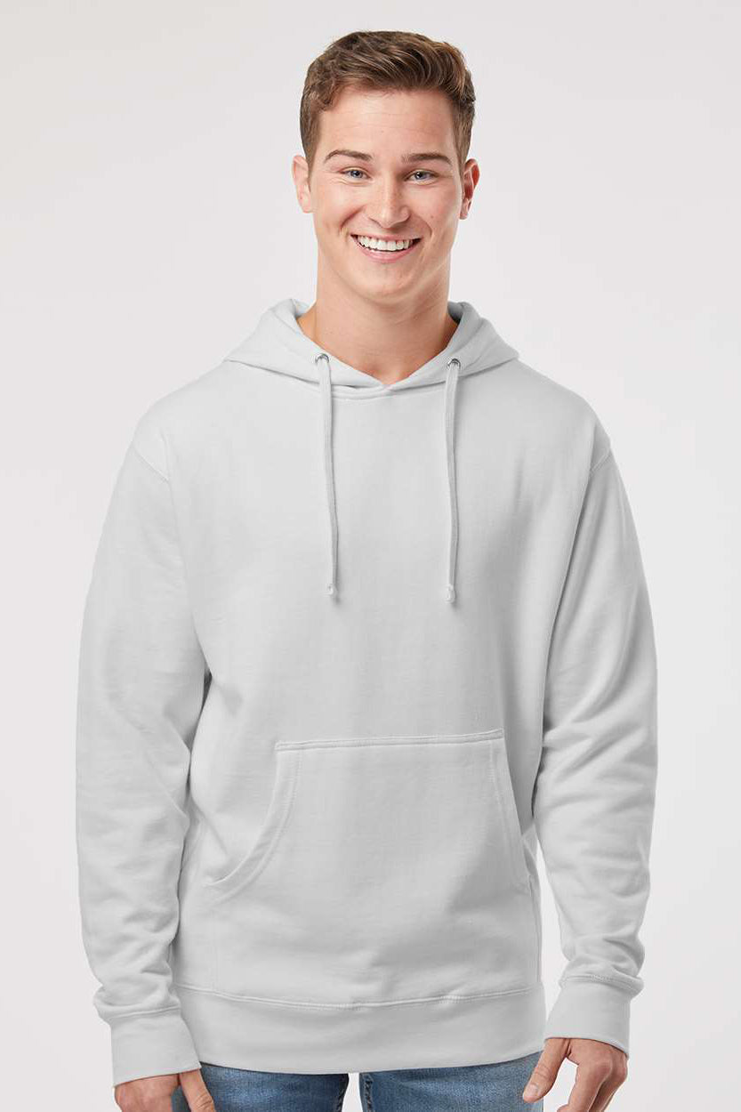 Independent Trading Company Mens Hooded Sweatshirt Hoodie w/ Pouch Pocket Smoke Grey