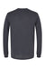 Bella + Canvas BC3513/3513 Mens Jersey Long Sleeve Crewneck T-Shirt Solid Dark Grey Flat Back
