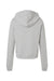 Bella + Canvas 7519 Womens Classic Hooded Sweatshirt Hoodie Heather Grey Flat Back