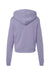 Bella + Canvas 7519 Womens Classic Hooded Sweatshirt Hoodie Dark Lavender Flat Back