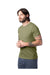 Alternative 1070CV Mens Go To Short Sleeve Crewneck T-Shirt Heather Military Green Model 3Q