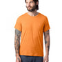 Alternative Mens Go To Short Sleeve Crewneck T-Shirt - Heather Stay Gold