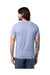 Alternative 1070CV Mens Go To Short Sleeve Crewneck T-Shirt Heather Stonewashed Blue Model Back