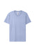 Alternative 1070CV Mens Go To Short Sleeve Crewneck T-Shirt Heather Stonewashed Blue Flat Front
