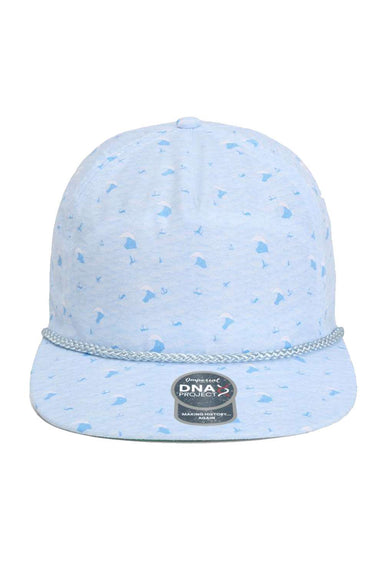 Imperial DNA010 Mens The Aloha Rope Hat Blue Waves Flat Front