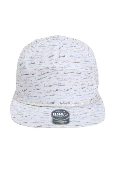 Imperial Hats DNA010 Mens The Aloha Rope Moisture Wicking Adjustable Hat Desert Flat Front