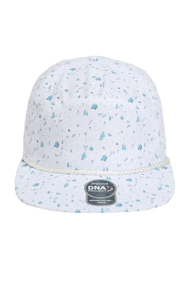 Imperial Hats DNA010 Mens The Aloha Rope Moisture Wicking Adjustable Hat Winter Blue Flat Front