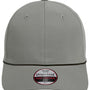 Imperial Mens The Wingman Moisture Wicking Snapback Hat - Grey - NEW