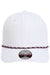 Imperial 7054 Mens The Wingman Hat White/Navy Blue/White/Red Flat Front