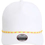 Imperial Mens The Wrightson Moisture Wicking Snapback Hat - White/Neon Mix - NEW