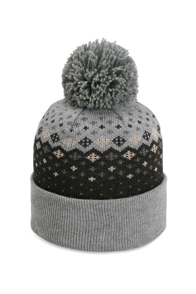 Imperial 6017 Mens The Baniff Cuffed Beanie Ash Grey Flat Front