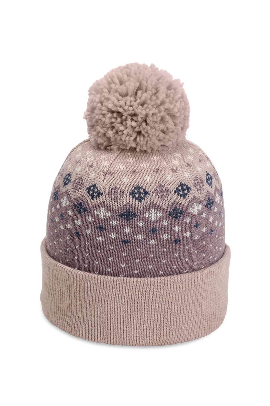 Imperial Hats 6017 Unisex The Baniff Cuffed Beanie Blush Pink Flat Front