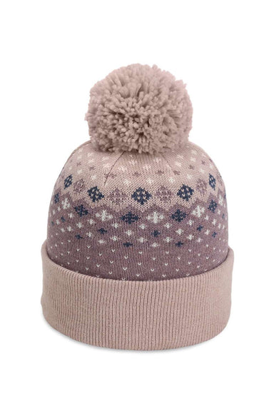 Imperial Hats 6017 Unisex The Baniff Cuffed Beanie Blush Pink Flat Front