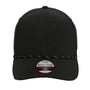 Imperial Mens The Habanero Performance Rope Adjustable Hat - Black - NEW