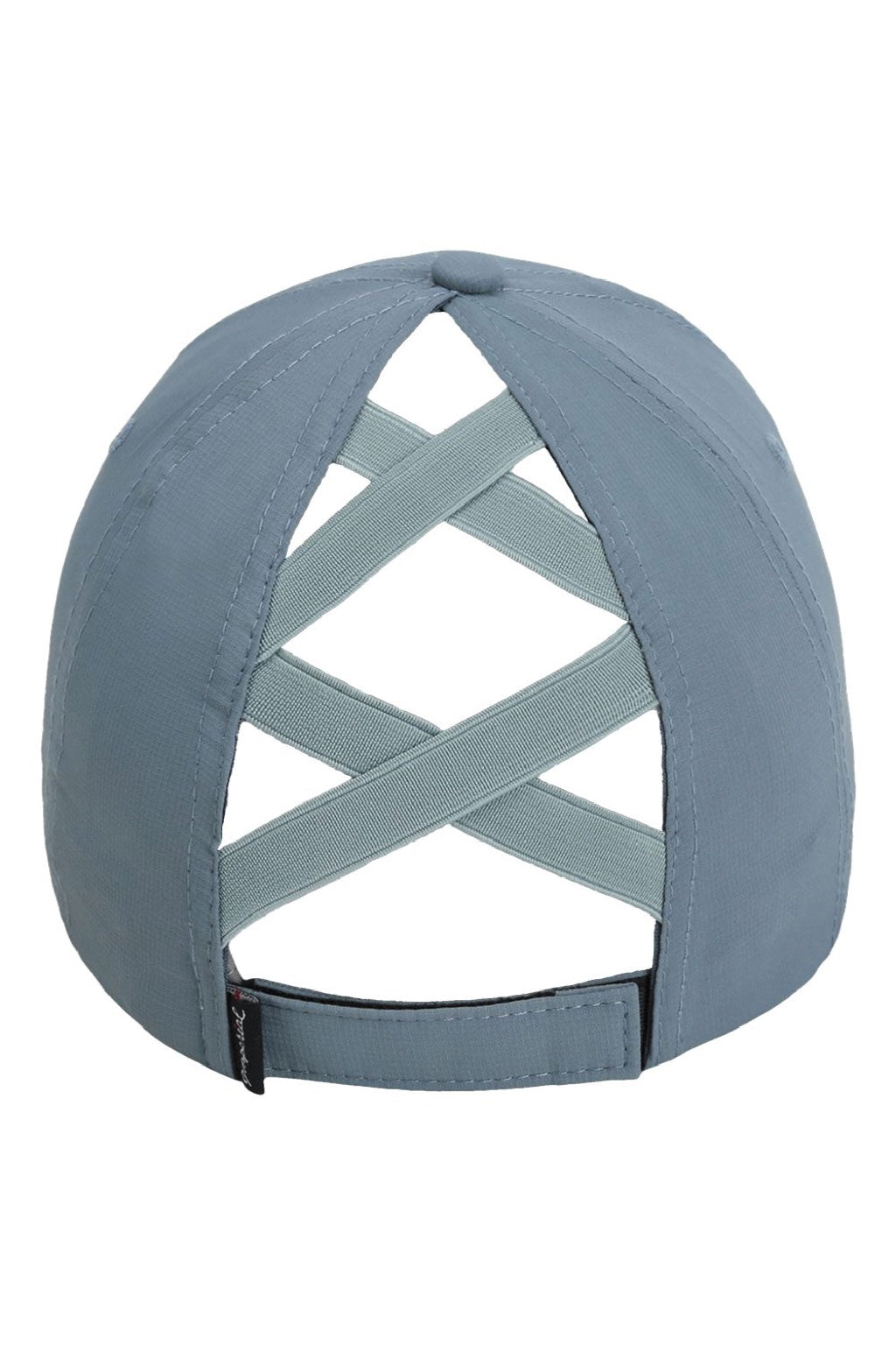 Imperial Hats L338 Mens The Hinsen Ponytail Performance Moisture Wicking Adjustable Hat Breaker Blue Flat Back