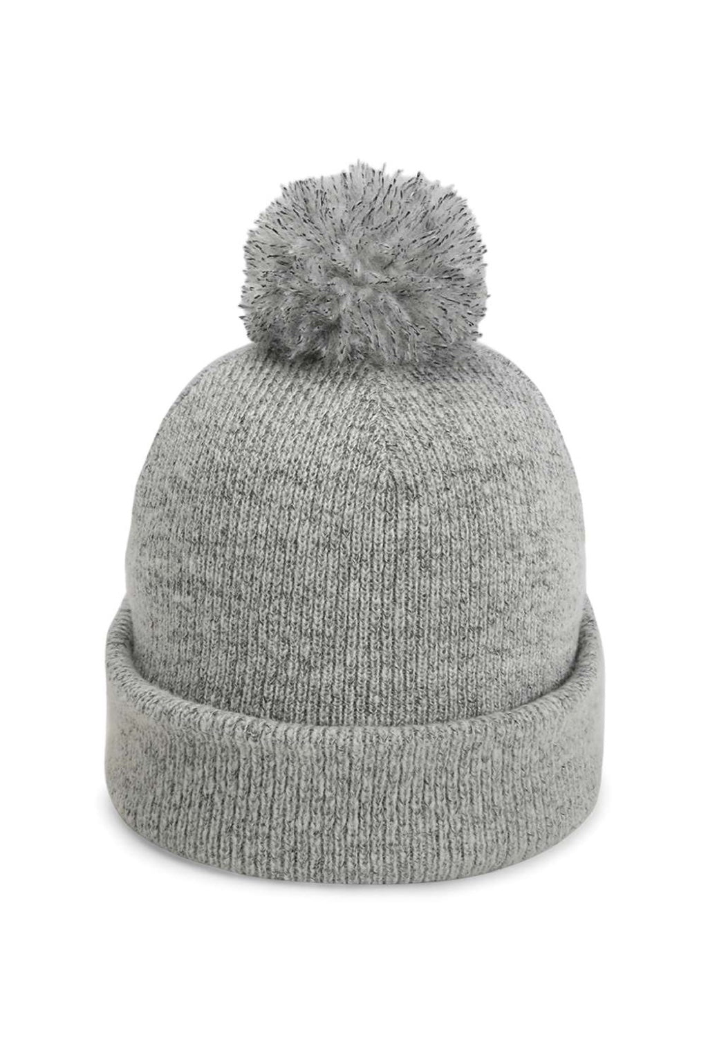 Imperial Hats 6015 Unisex The Mammoth Cuffed Beanie Light Grey Flat Front