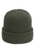 Imperial Hats 6020 Unisex The Mogul Cuffed Beanie Earth Green Flat Front