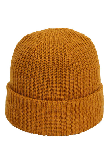 Imperial Hats 6020 Unisex The Mogul Cuffed Beanie Mustard Flat Front
