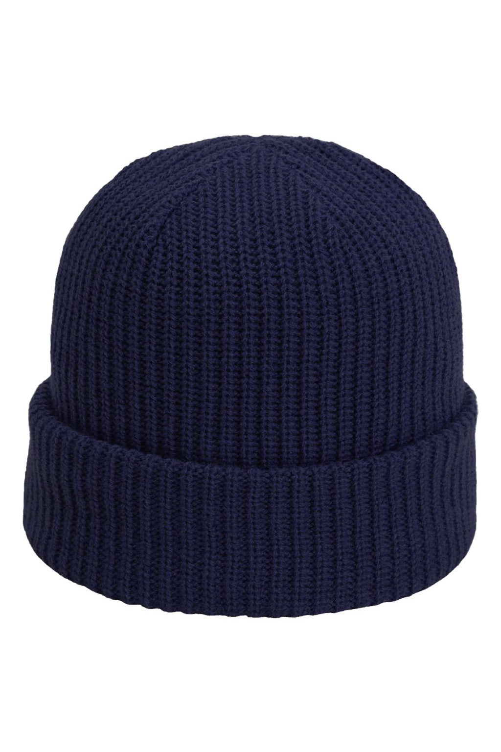 Imperial Hats 6020 Unisex The Mogul Cuffed Beanie True Navy Blue Flat Front
