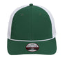 Imperial Mens The Night Owl Performance Moisture Wicking Snapback Hat - Forest Green/White - NEW