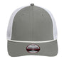 Imperial Hats Mens The Night Owl Performance Moisture Wicking Snapback Hat - Grey/White