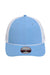 Imperial Hats 7055 Mens The Night Owl Performance Moisture Wicking Snapback Hat Powder Blue/White Flat Front