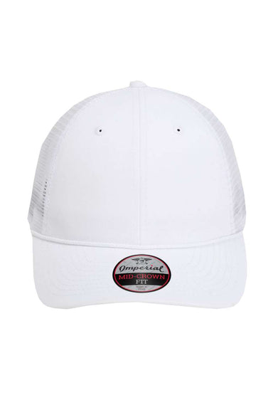 Imperial 7055 Mens The Night Owl Performance Rope Hat White Flat Front