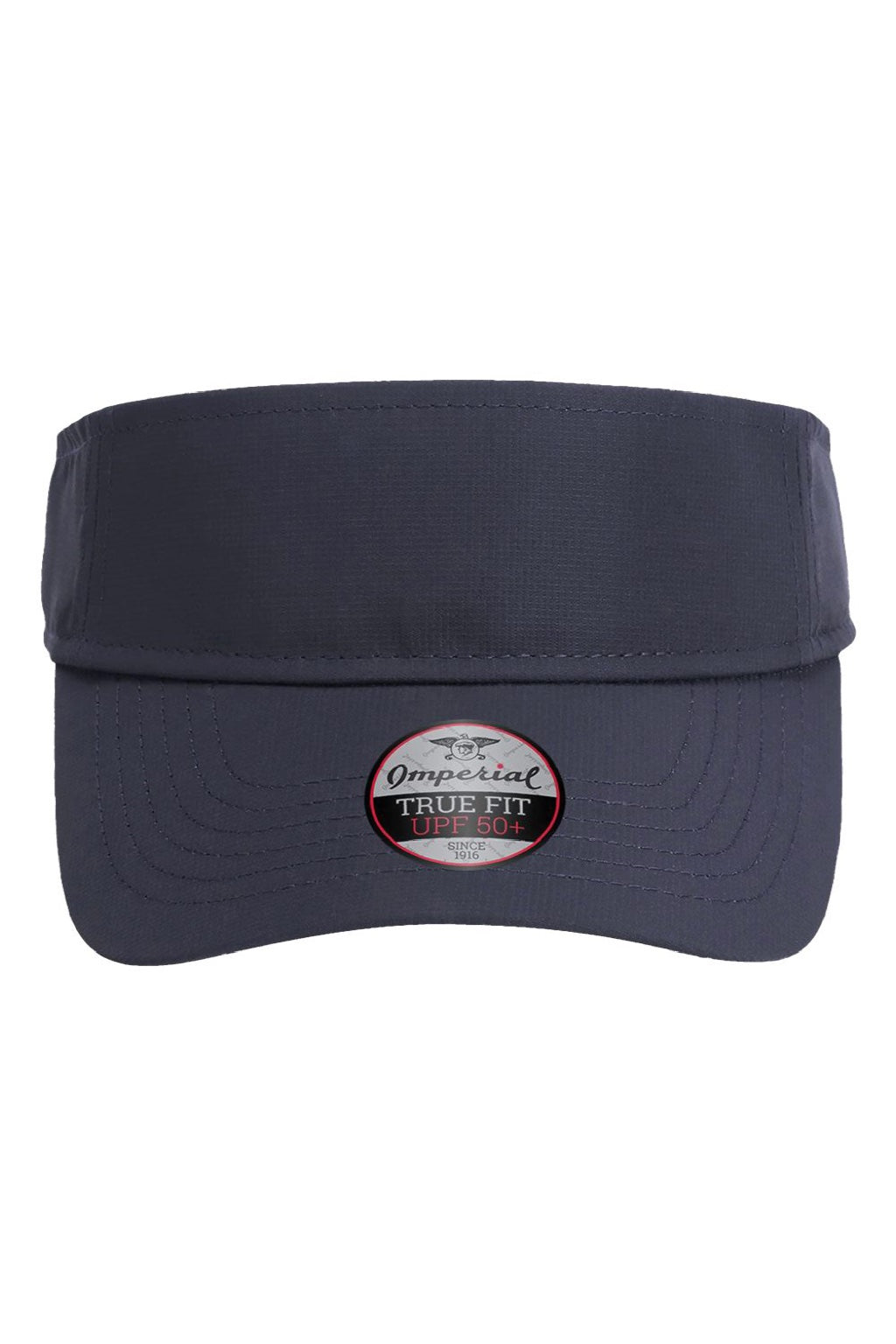 Imperial Hats 3124P Mens The Performance Phoenix Moisture Wicking Adjustable Visor True Navy Blue Flat Front