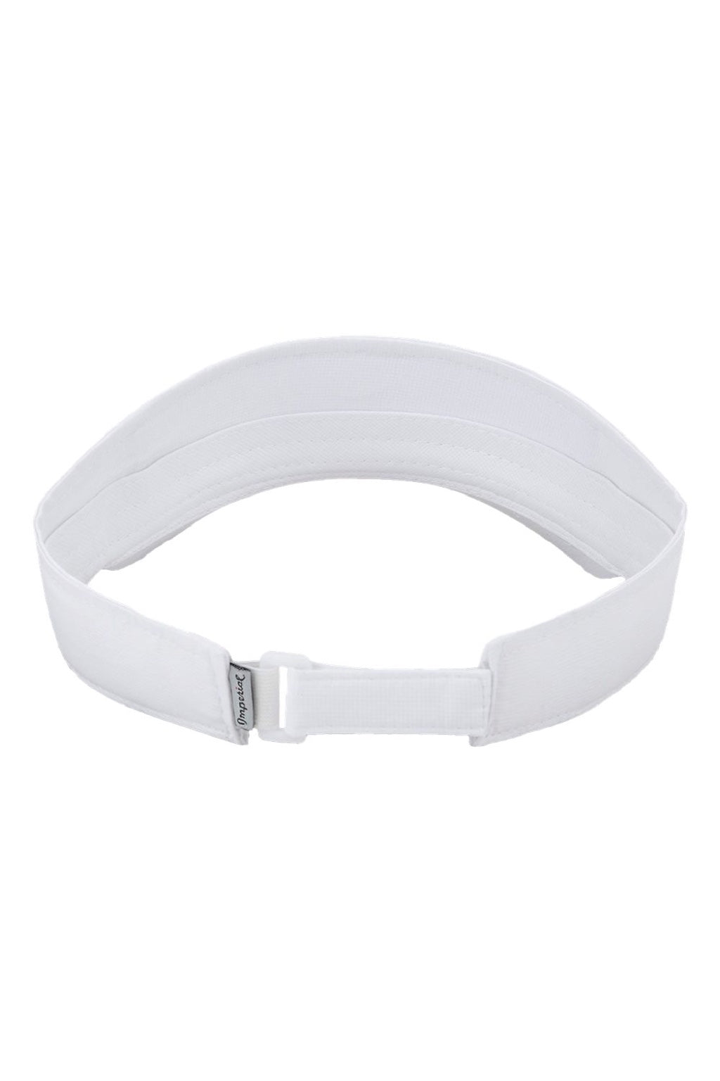 Imperial Hats 3124P Mens The Performance Phoenix Moisture Wicking Adjustable Visor White Flat Back