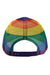 Kati Hats S700M Mens Printed Mesh Snapback Trucker Hat Purple/Rainbow Flat Back