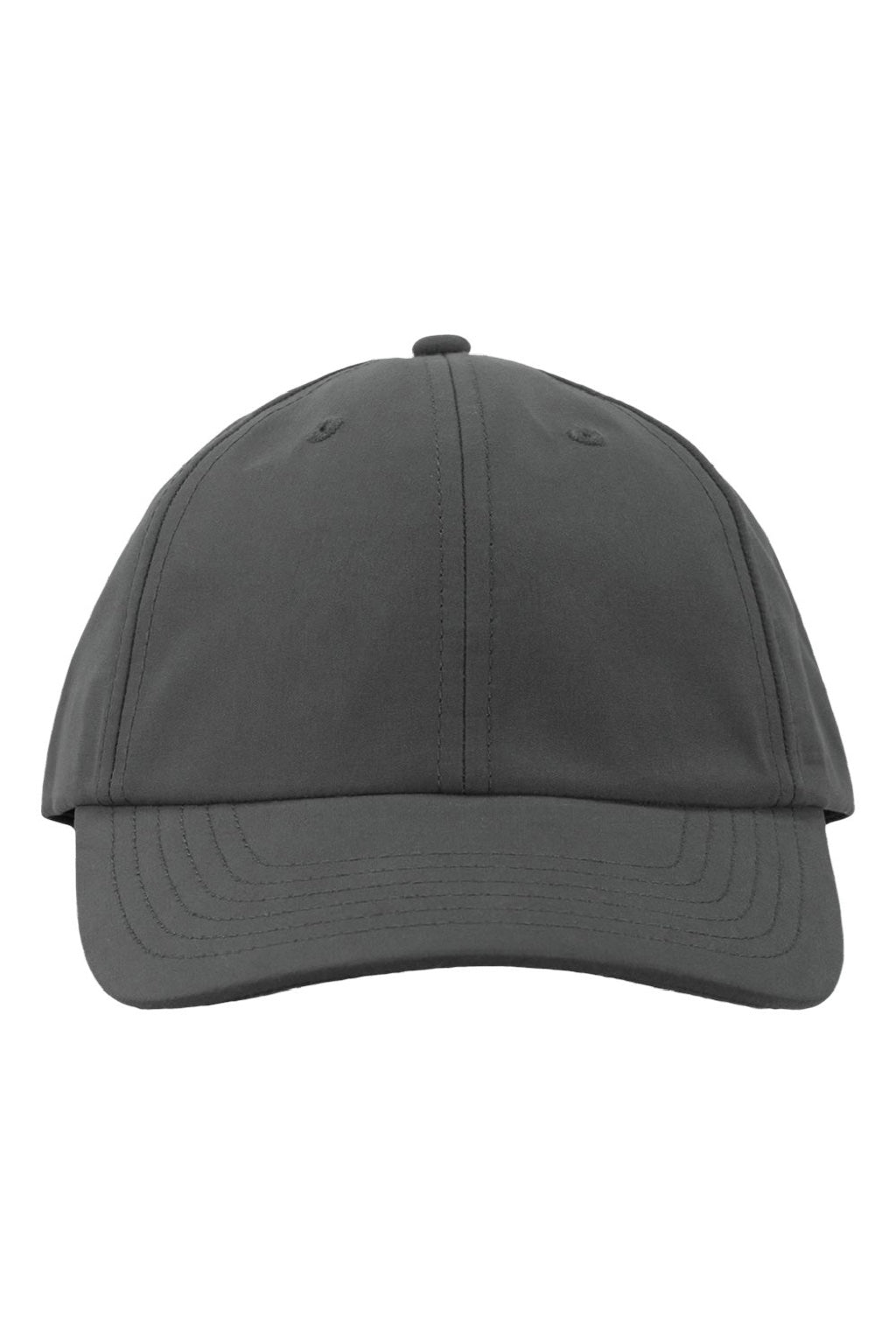 Valucap Hats SM140 Mens Performance Microfiber Adjustable Hat Grey Flat Front