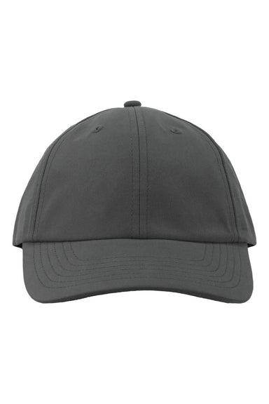 Valucap Hats SM140 Mens Performance Microfiber Adjustable Hat Grey Flat Front