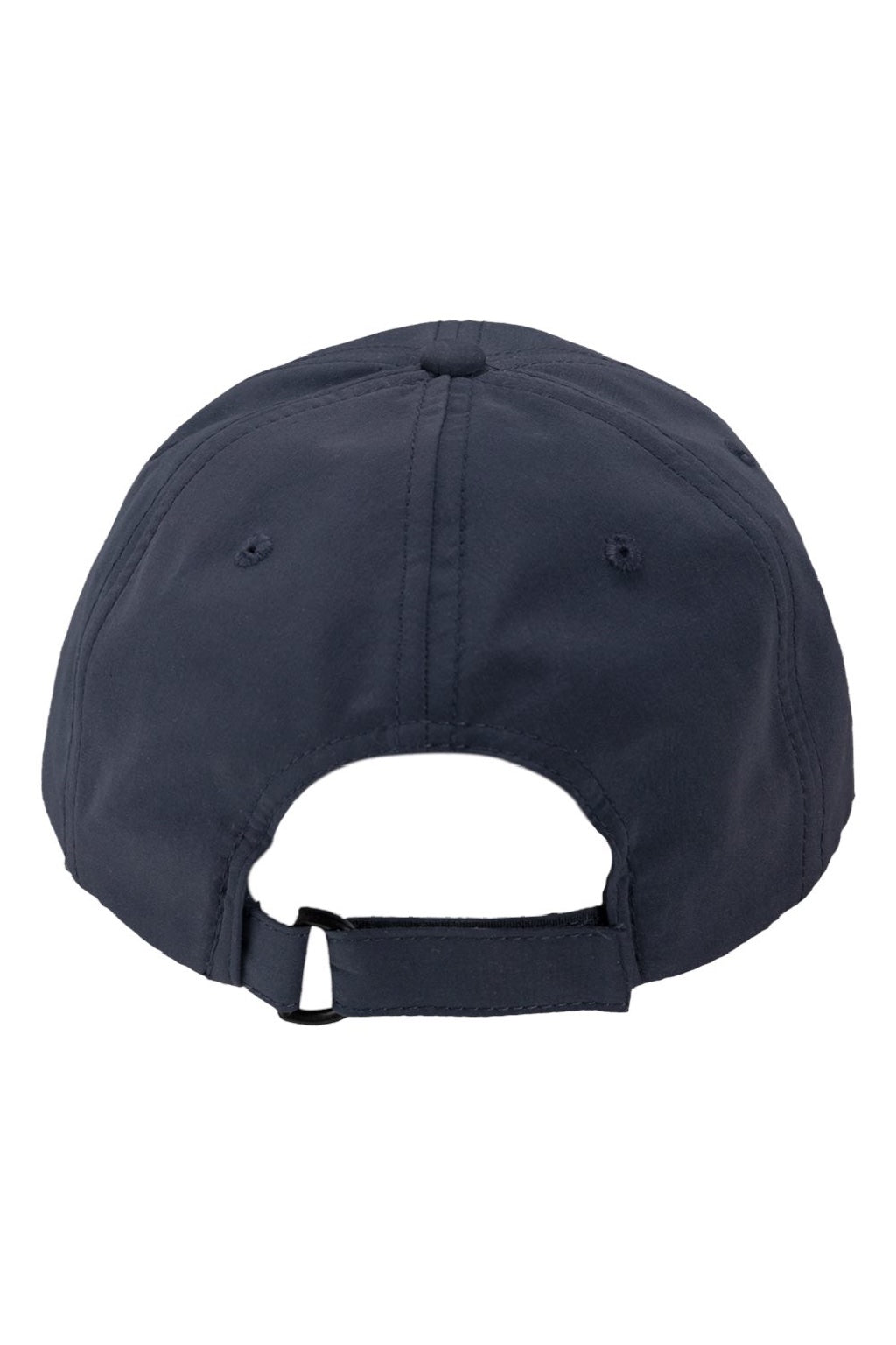 Valucap Hats SM140 Mens Performance Microfiber Adjustable Hat Navy Blue Flat Back