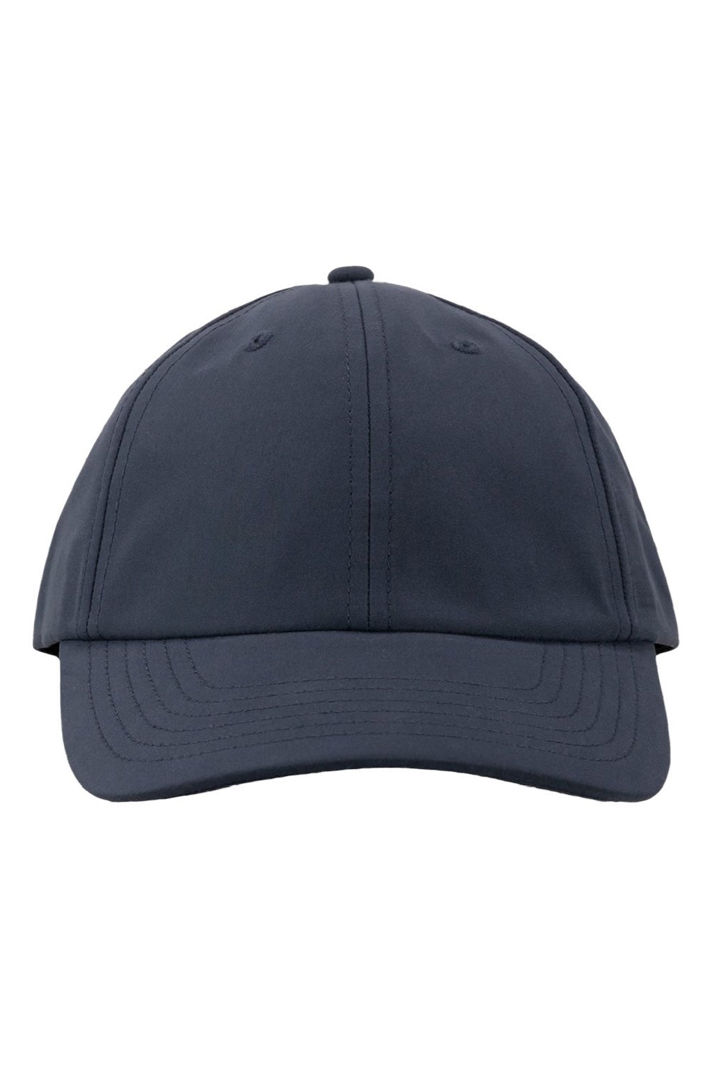 Valucap Hats SM140 Mens Performance Microfiber Adjustable Hat Navy Blue Flat Front