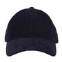The Game Mens Relaxed Corduroy Adjustable Hat - Navy Blue - NEW
