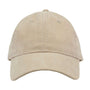 The Game Mens Relaxed Corduroy Adjustable Hat - Stone - NEW