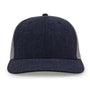 The Game Mens Everyday Snapback Trucker Hat - Heather Navy Blue - NEW
