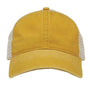 The Game Hats Mens Pigment Dyed Adjustable Trucker Hat - Mustard Yellow/Stone - Closeout