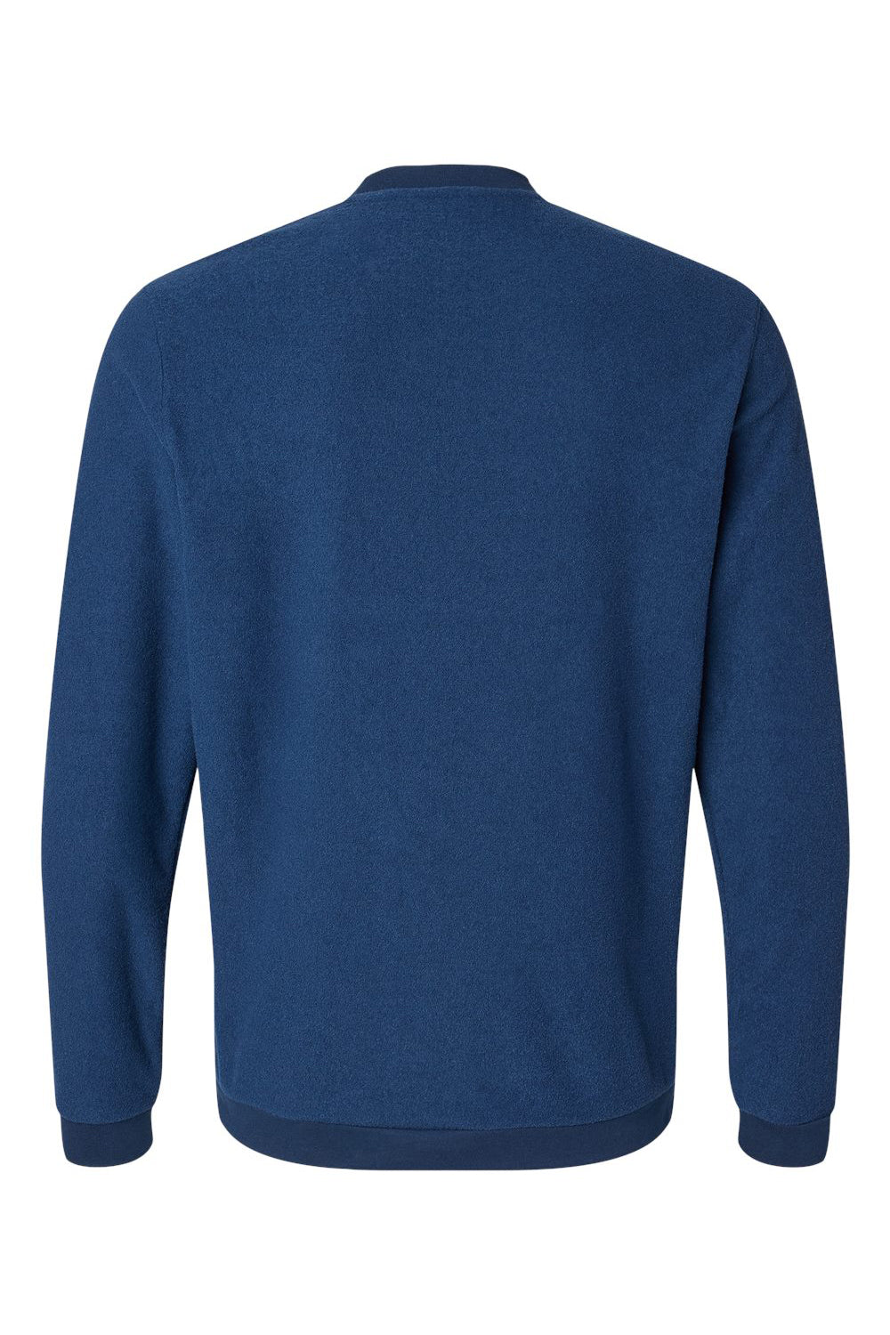 Adidas A586 Mens Crewneck Sweatshirt Collegiate Navy Blue Flat Back