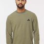 Adidas Mens Crewneck Sweatshirt - Olive Strata - NEW
