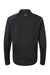 Adidas A587 Mens 1/4 Zip Sweatshirt Black Flat Back
