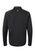 Adidas A587 Mens 1/4 Zip Sweatshirt Black Flat Back