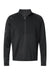 Adidas A587 Mens 1/4 Zip Sweatshirt Black Flat Front