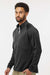 Adidas A587 Mens 1/4 Zip Sweatshirt Black Model Side