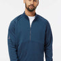Adidas Mens 1/4 Zip Sweatshirt - Crew Navy Blue