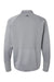 Adidas A587 Mens 1/4 Zip Sweatshirt Grey Flat Back