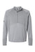 Adidas A587 Mens 1/4 Zip Sweatshirt Grey Flat Front