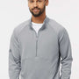 Adidas Mens 1/4 Zip Sweatshirt - Grey - NEW
