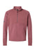 Adidas A587 Mens 1/4 Zip Sweatshirt Quiet Crimson Red Flat Front