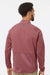 Adidas A587 Mens 1/4 Zip Sweatshirt Quiet Crimson Red Model Back